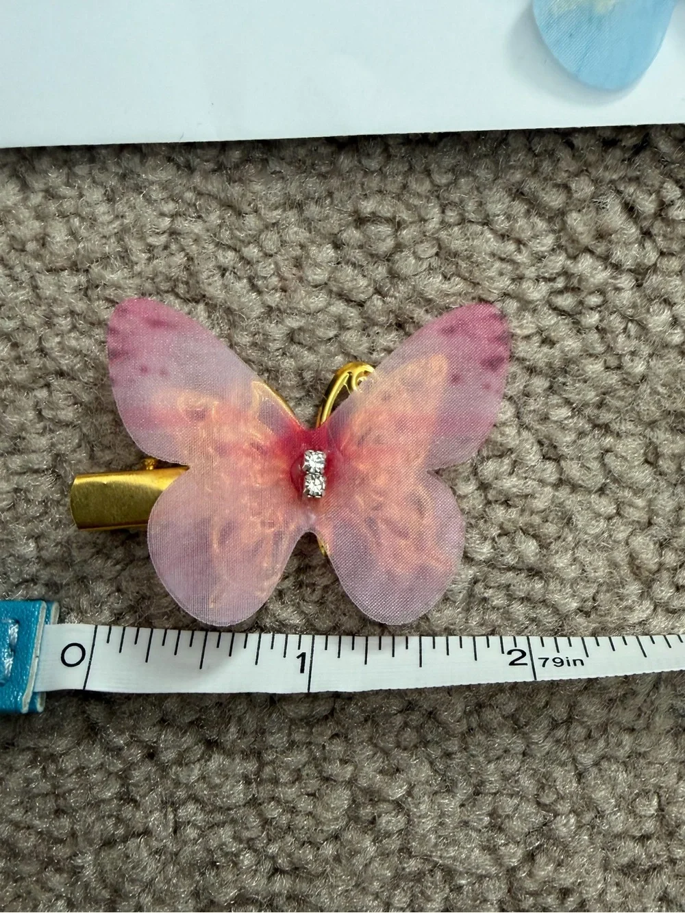 NWOT Aratta Silent Journey-Butterfly Hair Clips Set - Pastel Pink, Purple & Blue